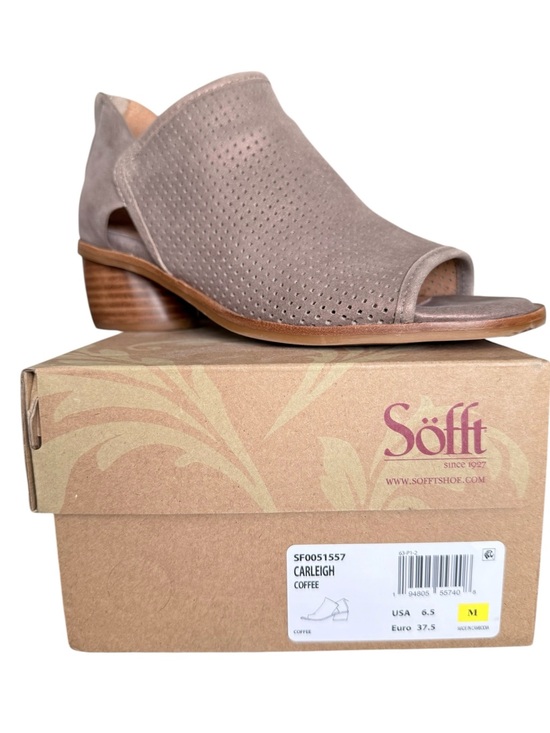 Sofft Shoes - Sofft Carleigh Perforated 2” Heel Bootie/Sandals Size 6.5